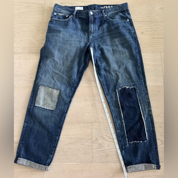 GAP 1969 Sexy Boyfriend Patchwork Straight leg size 29 - Picture 4 of 8